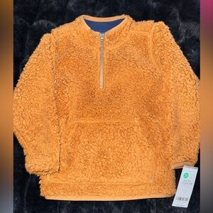 Quarter zip Sherpa pullover